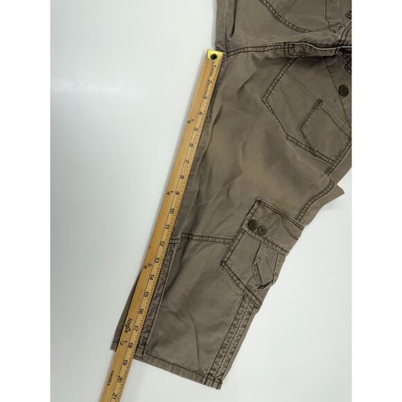 Union Bay Juniors Capris Size 9 Brown Cargo Capris - Picture 9 of 11